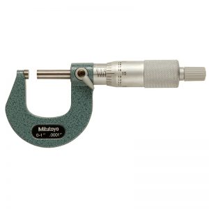 Mitutoyo 103-260 Mechanical Outside Micrometer, 0-1”