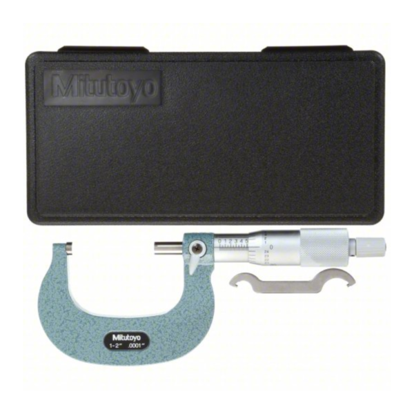 Mitutoyo 103-260 Mechanical Outside Micrometer, 0-1”
