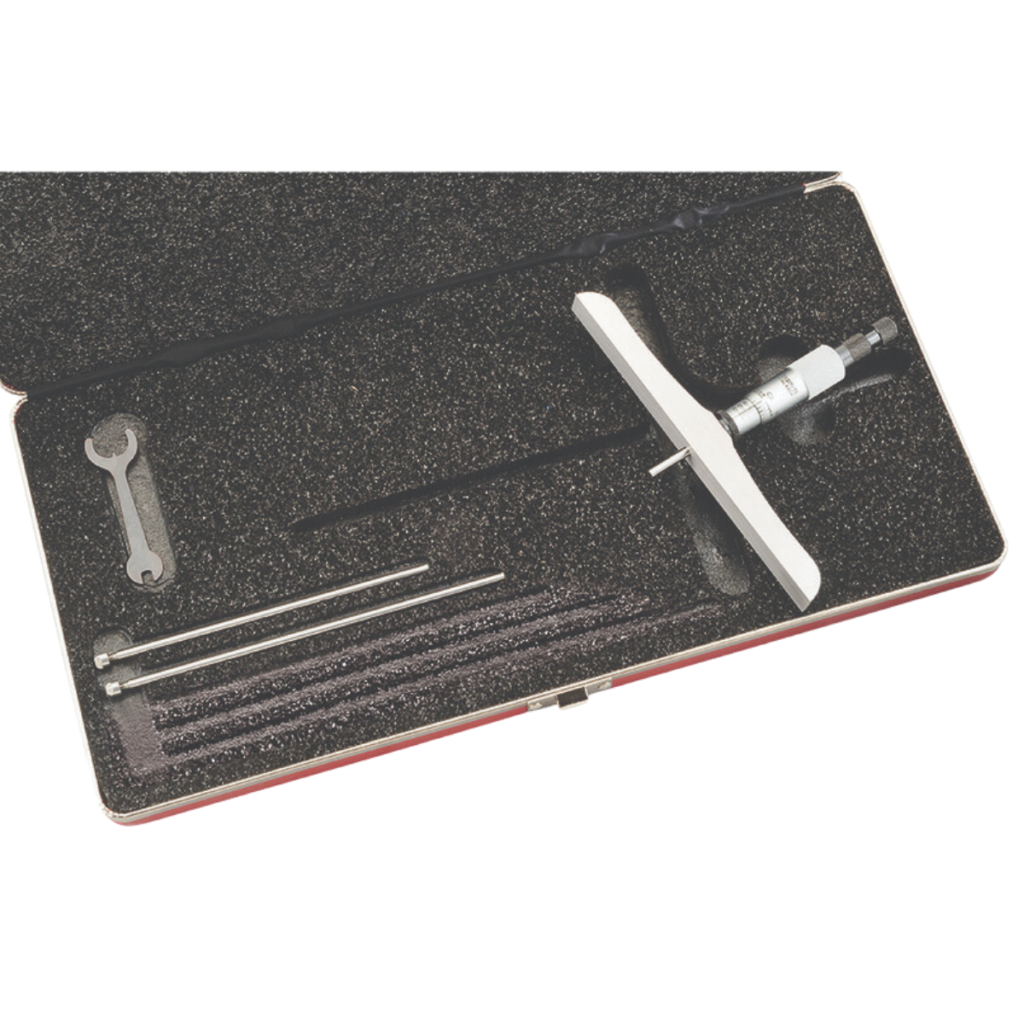 Starrett 445DZ6RL Micrometer Depth Gage, Ratchet Thimble, 06" Master Gage & Tool Co.