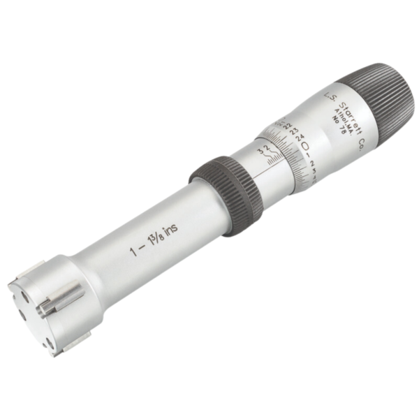 Starrett 78XTZ-138 Inside Bore Gage Micrometer, 1-1-3/8”, 0.00015”