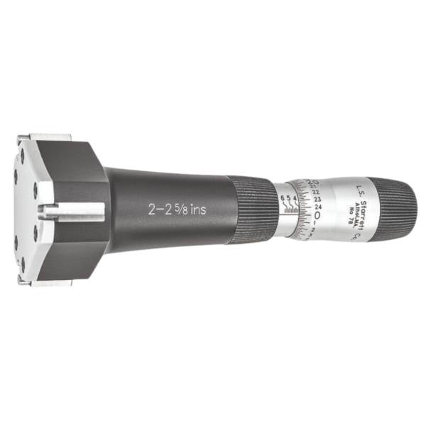 Starrett 78XTZ-258 Inside Bore Gage Micrometer, 2-2-⅝”, 0.00025”