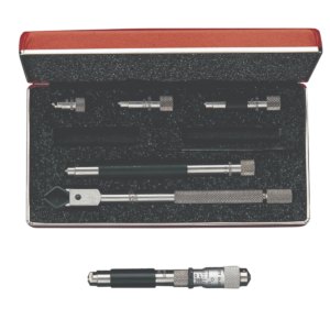 Starrett 823AZ Tubular Inside Micrometer Set with Case, 1.5-8" Range, .001"