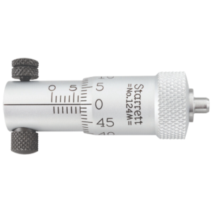 Starrett H124MA/MB Solid-Rod Inside Micrometer Head, 12mm, 0.01mm