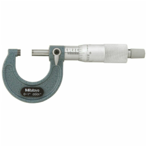 Mitutoyo 103-131 Mechanical Outside Micrometer, Ratchet Stop, 0-1"