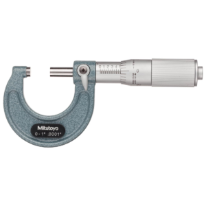 Mitutoyo 103-135 Outside Mechanical Micrometer, Friction Thimble, 0-1"
