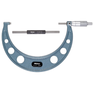 Mitutoyo 103-183 Mechanical Outside Micrometer, Ratchet Stop, 6-7"