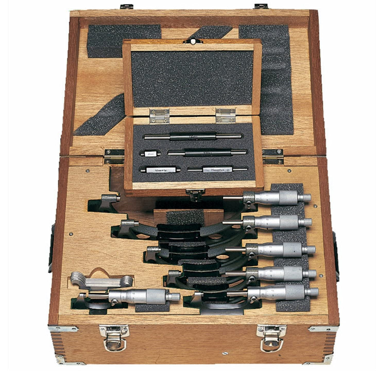 Mitutoyo 103-913-50 Outside Micrometer Set with Standards