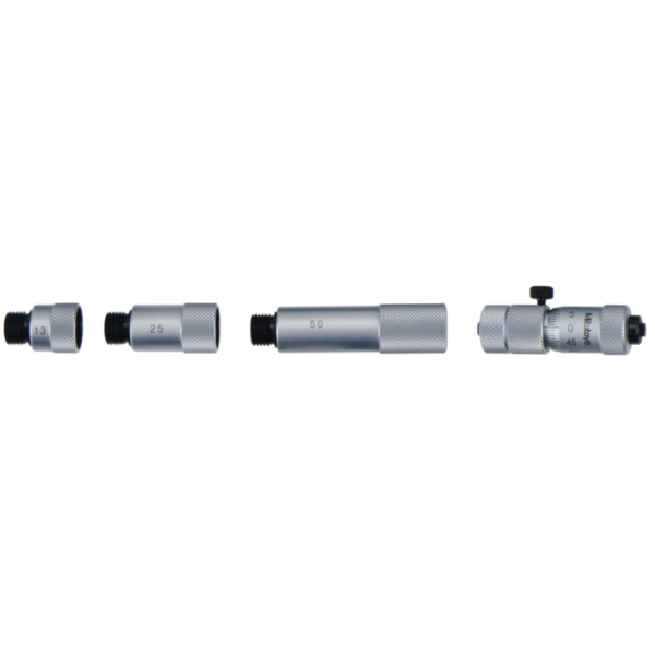 Mitutoyo 137-201 Tubular Inside Micrometer, Extension Rod Type, 50-150mm