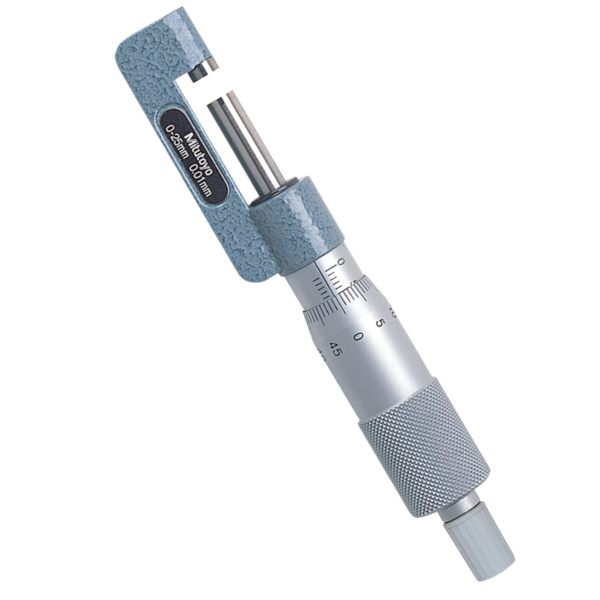 Mitutoyo 147-301 Mechanical Hub Micrometer, 0-25mm