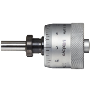 Mitutoyo 148-308 Large Thimble Micrometer Head, Flat Spindle Face, 0-13mm