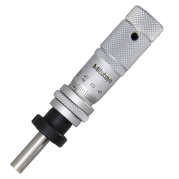 Mitutoyo 148-503 Mechanical Micrometer Head, Zero-Adjust Thimble, Spindle Lock, 0-13mm