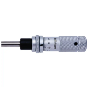 Mitutoyo 148-506 Mechanical Micrometer Head, Zero-Adjust Thimble, Plain Stem, 0-13mm