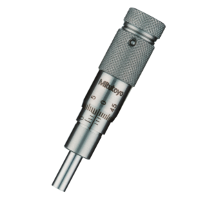 Mitutoyo 148-513 Mechanical Micrometer Head, Zero-Adjust Thimble, Plain Stem, 0-13mm