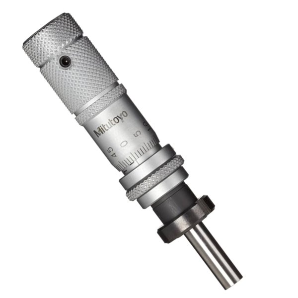 Mitutoyo 148-864 Mechanical Micrometer Head, Reverse Reading, Zero-Adjust Thimble, 0-13mm