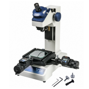 Mitutoyo 176-820A TM-505 Toolmaker’s Microscope, 30X Magnification with Digimatic Mic Heads, 2X2