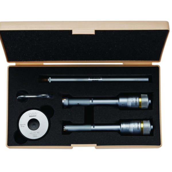 Mitutoyo 368-917 Holtest 3-Point Internal Micrometer Set, .500-.800"