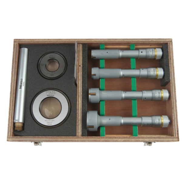 Mitutoyo 368-918 Holtest 3-Point Internal Micrometer Set, .800-2.00"