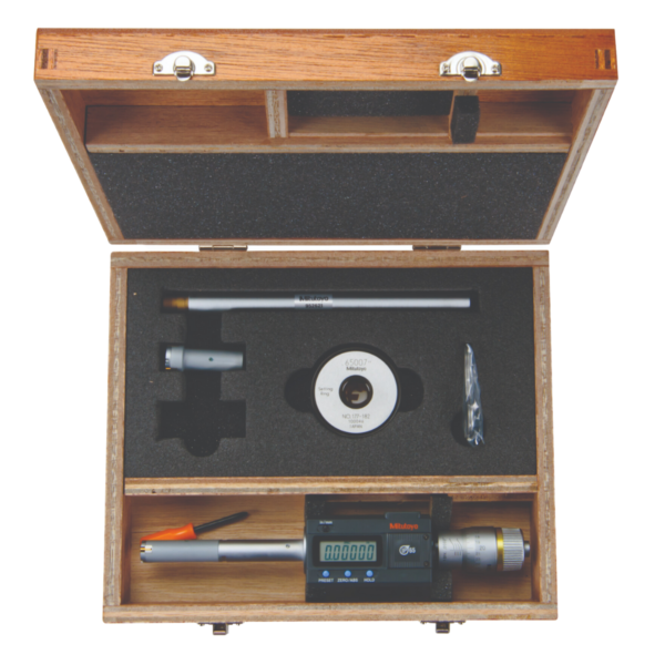 Mitutoyo 468-977 Digimatic Holtest Internal Micrometer Set, .500-.800″/12.7-20.32mm
