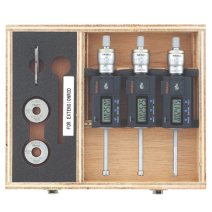 Mitutoyo 468-986 Digimatic Holtest Internal Micrometer Set, .275-.500″/ 6.925-12.7mm