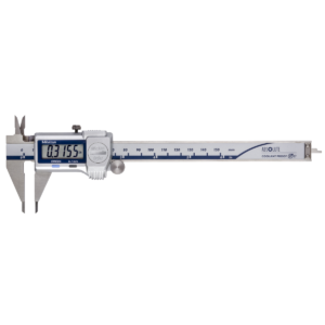 Mitutoyo 573-725-20 Absolute IP67 Digimatic Special Point Caliper with Thumb Roller, 0-6"/150mm