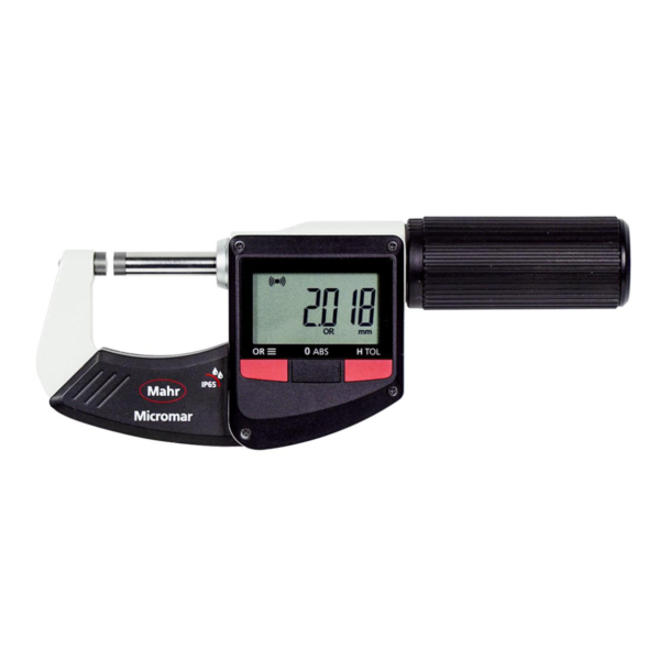 Mahr 4157120 Micromar 40 EWRi-L Wireless Micrometer, 0-25mm