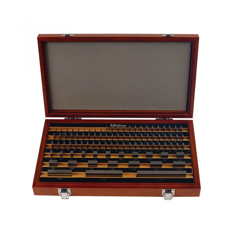 Mitutoyo 51690426 Steel Rectangular Gage Block Set, Inch, 81 PC, ASME Grade AS2 w/ CERT