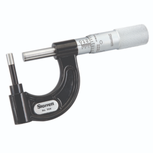 Starrett 569AXP Carbide Tube Micrometer, 3/16” Post, 0-1” Range