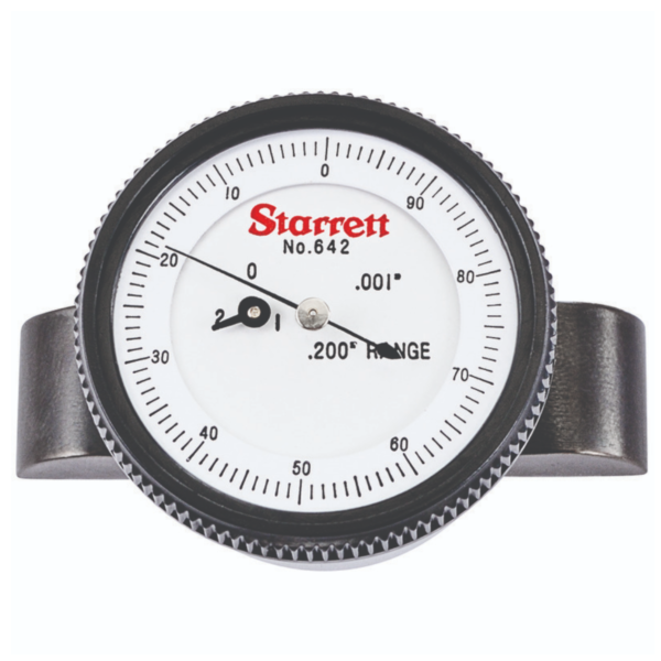Starrett 642Z Back-Plunger Top Reading Dial Depth Gage, 0-8.6”