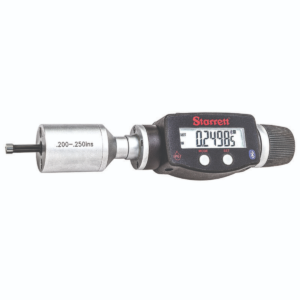 Starrett 770BXTZ-250 Electronic 2-Point Contact Internal Micrometer, .200-.250” Range