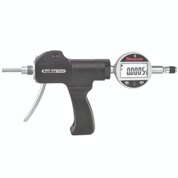 Starrett 781BXTZ-200 AccuBore Electronic Pistol Grip Bore Gage with SPC Output, .160-.200”
