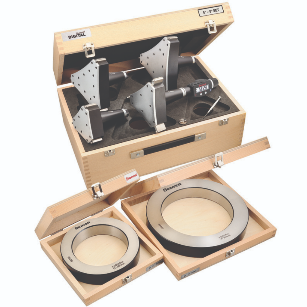 Starrett S770BXTGZ Electronic Internal Micrometer Set, 48”