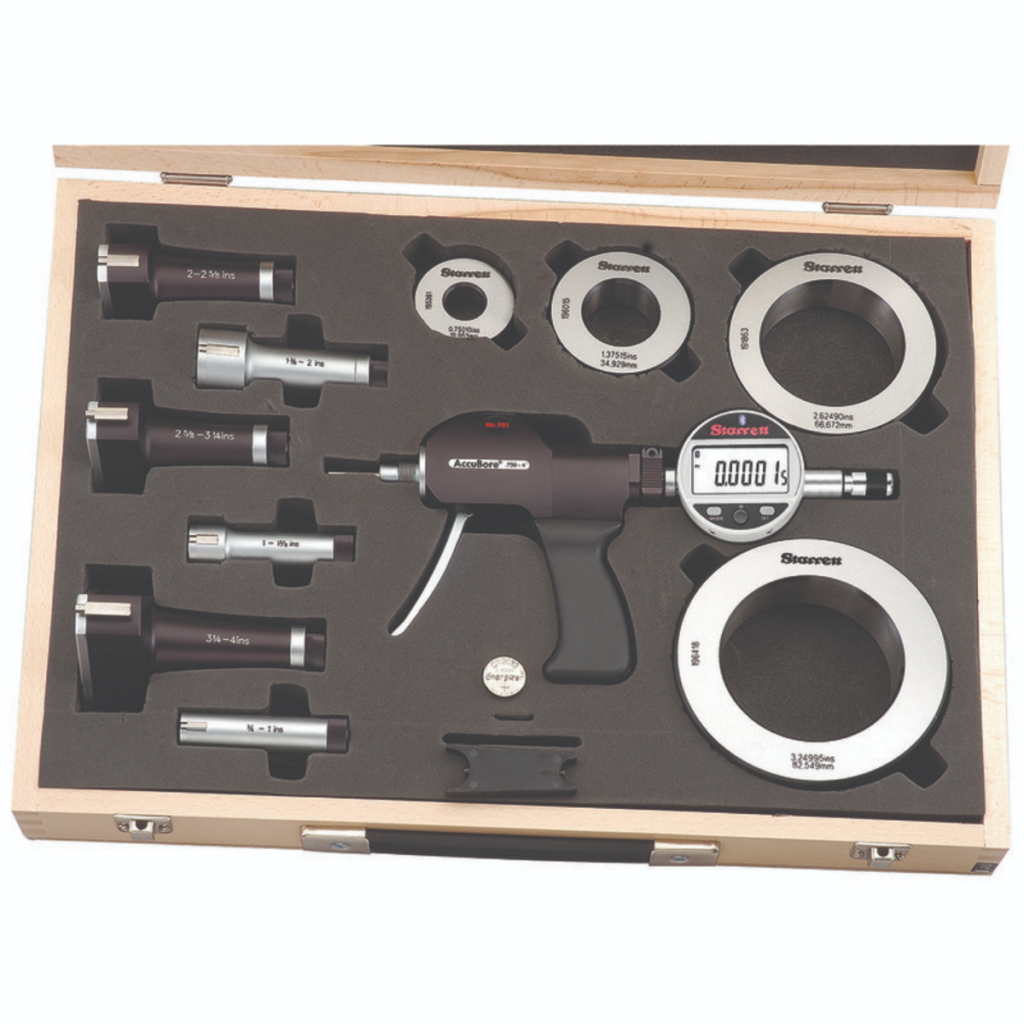 Starrett S781BXTJZ AccuBore Bore Gage Set, .7504” (20100mm)